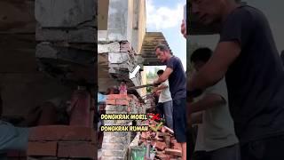 CARA ORANG CHINA MENINGGIKAN BANGUNAN #construction #kontruksi #trending