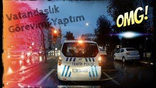 Trafik Polisini Uyardım,  vatandaşlık görevimi yaptım :)