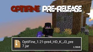 Optifine 1.21 Pre-release