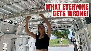 Why you SHOULD pre-insulate your camper van in FOIL? - NO Air Gap & 13 Degree Difference?!?