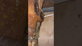 Rotted copper drain line repair! The real one this time  #plumber #plumbing #diy #bathroom