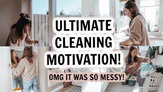 *ULTIMATE* CLEANING MOTIVATON! | KITCHEN\LIVING ROOM CLEAN WITH ME | EILIDH WELLS | SPRING CLEAN UK