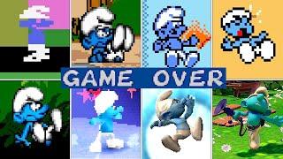 Evolution Of The Smurfs Death Animations & Game-Over Screens (1982 - 2023)