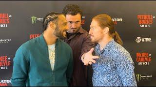 Bellator 286 Media Day Faceoffs: A.J. McKee, Spike Carlyle Won't Break State