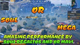 Soul vs OR vs Mega final circle, OP performance by Soul Regaltos & Or Mavi, PMCO Fall Split PUBG M