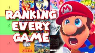 Tier List of EVERY Video Game I've EVER PLAYED!