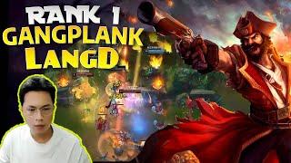  LangD Gangplank vs Camille - 23 KILL - LangD Rank 1 Gangplank Guide