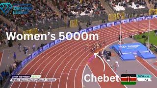 2ND WORLD RECORD ATTEMPT from CHEBET - Diamond League FINAL (sub 14:10)