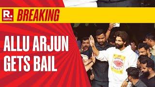 Sandhya Theatre Stampede Case: Actor Allu Arjun Gets Bail | Breaking News