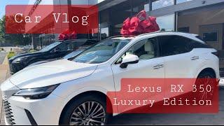 New Car Vlog | Lexus RX 350 Luxury SUV : Start Up, POV, Exterior, and Interior details