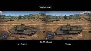 War Thunder 1.75 Ground Forces: Tracks vs No Tracks