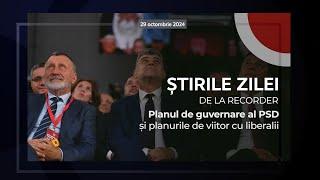 29 OCTOMBRIE 2024. Planul de guvernare al PSD și planurile de viitor cu liberalii