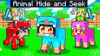 Extreme Animal Hide and Seek in Minecraft!