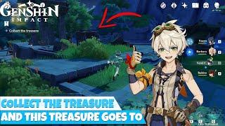 And This Treasure Goes To Genshin Impact Collect the treasure Quest Guide