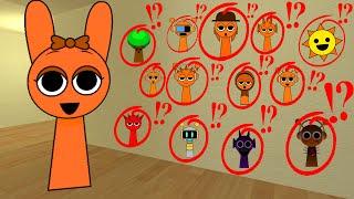 Orange Pinki wants me to bring her All Babies Sprunki Families - Gmod