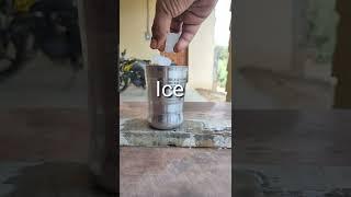 Ice And Salt Experiment | Amazing Science Experiment | #shorts #experiment