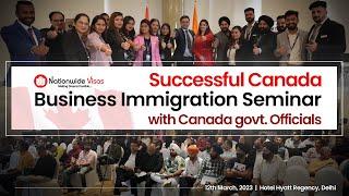 Business Immigration Seminar with Govt. of Canada | The "Secret" to Canada PR in 90 Days!