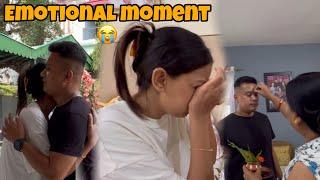 Fauji wife k liya sab se sad moment hota hai || Neeraj ja rhai hai || Varsha Thapa