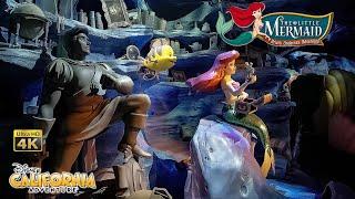 The Little Mermaid Ariel's Undersea Adventure On Ride Low Light 4K POV DCA Disneyland 2022 08 19