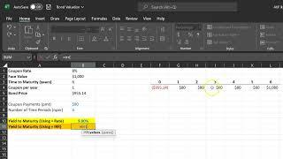 How to Calculate a Bond's Yield to Maturity (Using Excel)