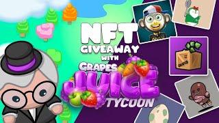 How to Earn Juice Tycoon 4ETH+ NFT Giveaway - Grapes Token - Listed in Bybit