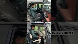 Hyundai Alcazar vs Mahindra XUV700 2nd row legroom and headroom Comparison #xuv700 #alcazar