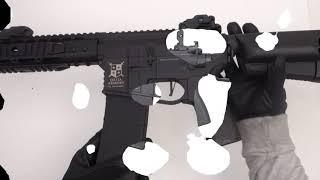 Delta Armory M4 KeyMod 8 +Rails Noir Bravo AEG 1.5J Pack complet DA-B10 #DMDIFFUSION #DeltaArmory