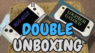 ROG ALLY & LOGITECH G-CLOUD UNBOXING