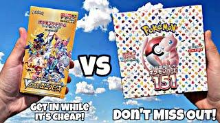 151 vs VSTAR Pokémon OPENING Battle! Get these while they’re CHEAP! #pokemon #reaction #fyp #opening