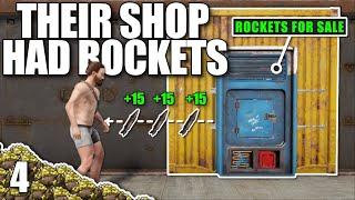 I STOLE A CLANS ROCKETS FROM THEIR SHOP | Solo Rust