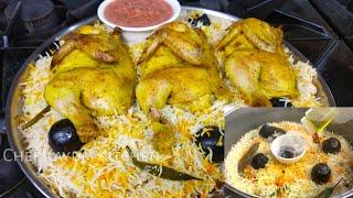 Arabian Chicken Mandi Rice With Smoked Aroma of Barbeque | Restaurant Style Chicken Mandi at Home 