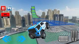 Police Car Stunts Game Police Car Mega Ramp Car Racing Gameplay 3