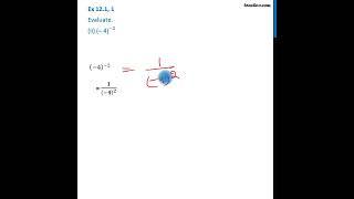 Ex 10.1, 1 (ii) - Evaluate (ii) (-4)^−2 - Class 8 Exponents and Powers - Teachoo
