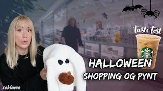 Shopper og pynter op til halloween! + taste test+ amazon haul