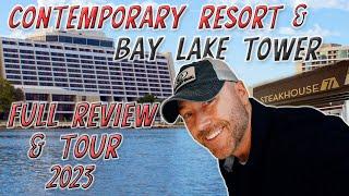 The Ultimate Deluxe Resort Review: Disney's Contemporary Resort & Bay Lake Tower 2023! CLUB LEVEL