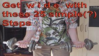 How to get  W I D E  during Quarantine - Modular home workout program