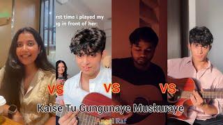 Kaiser Tu Gungunaye Muskuraye Cover vs Song | Akshath - Nadaaniyan | Aisha Ahmed | Angel Raf