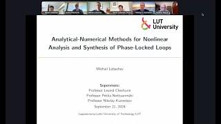 Defence of PhD dissertation by Mikhail Lobachev [LUT University, 21.09.2024]
