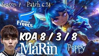 AFs MaRin POPPY vs FIORA Top - Patch 6.24 KR Ranked