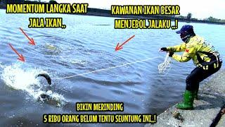 JALA IKAN DI SUNGAI/MUARA SARANG BANDENG BABON MONSTER SEMUA