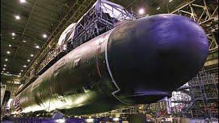 Inside Secret Shipyards Building US Massive Billions $ Nuclear Submarine