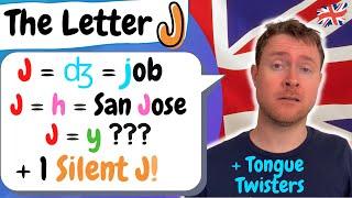 English Pronunciation |  The Letter 'J'  |  4 Ways to Pronounce 'J' in English + TEST