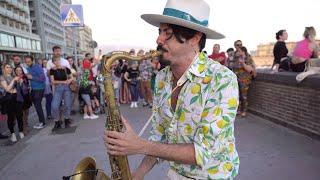 Ameno (Dorime) - STREET SAX PERFORMANCE in Italy