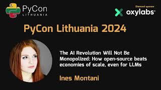 Ines Montani - The AI Revolution Will Not Be Monopolized