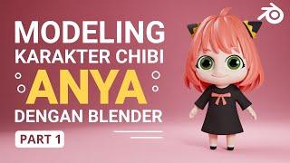 Blender Tutorial - Anya Chibi Modeling (Part 1)