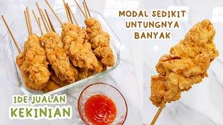 JUALAN INI LUDES RATUSAN TUSUK PERHARI! MODAL SEDIKIT UNTUNGNYA BERLIPAT! (SATE AYAM CRISPY)