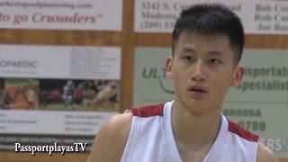 Modesto Christian guard Jeff Wu... Senior Highlights!!!