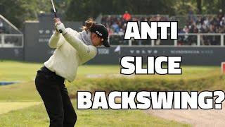 Anti Slice Backswing?! Linn Grant Swing Analysis