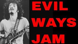 Evil Ways Santana Style Latin Rock Guitar Backing Track (G Minor)