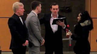 Proposing To COMPLETE Strangers AND ACTUALLY MARRYING THEM! #shorts